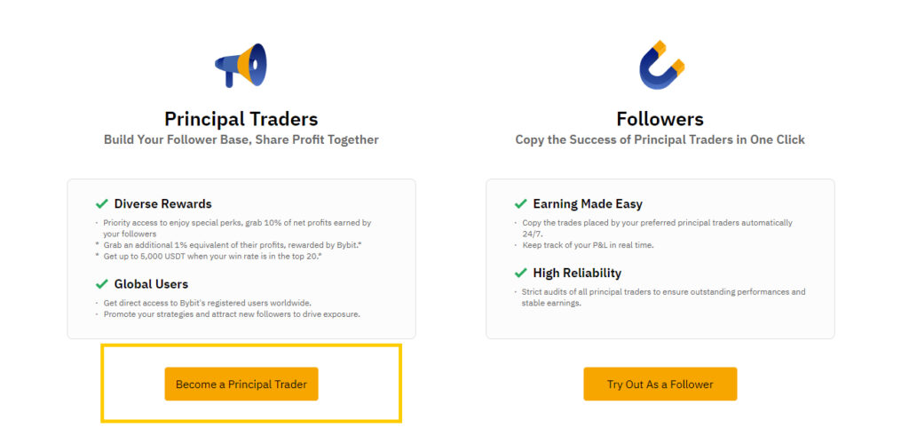come a Principal Trader