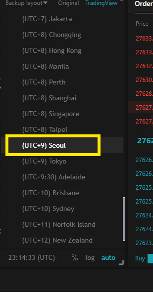 UTC +9 Seoul