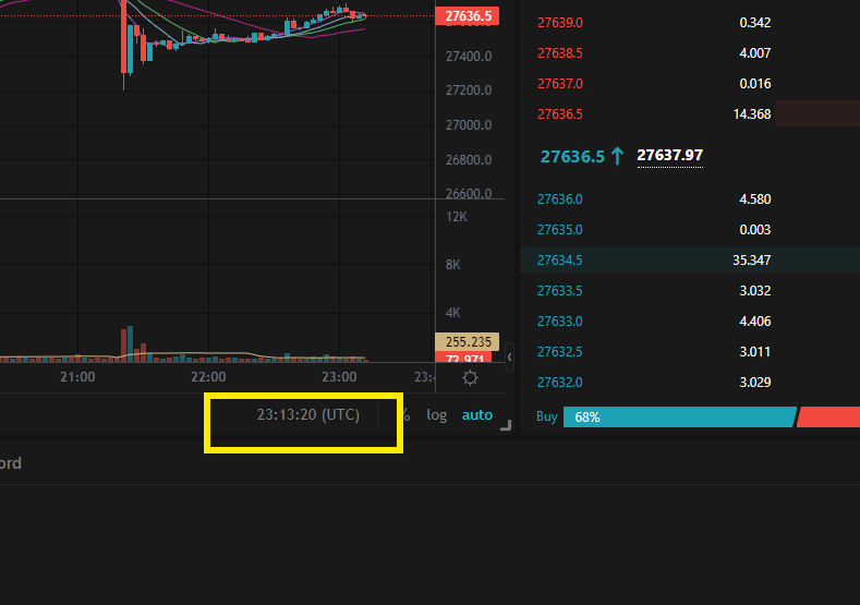 비트겟 시간 설정