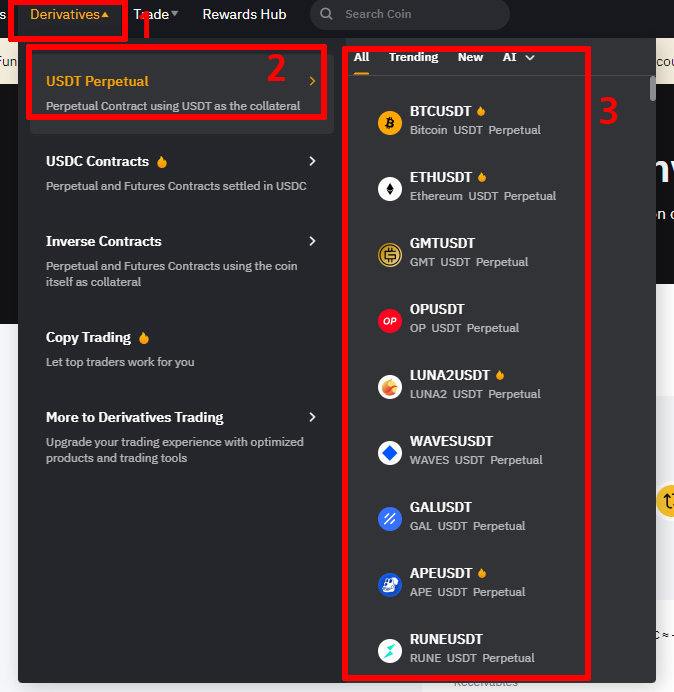 코인 선물 종목