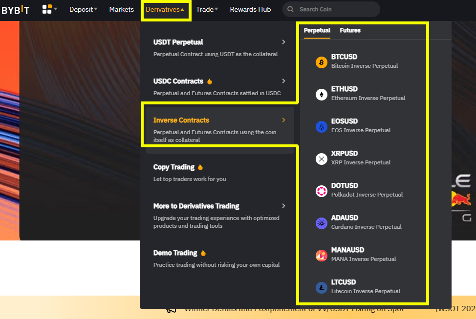 바이비트 펀딩비 코인 종목