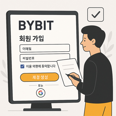 바이비트 회원가입 절차