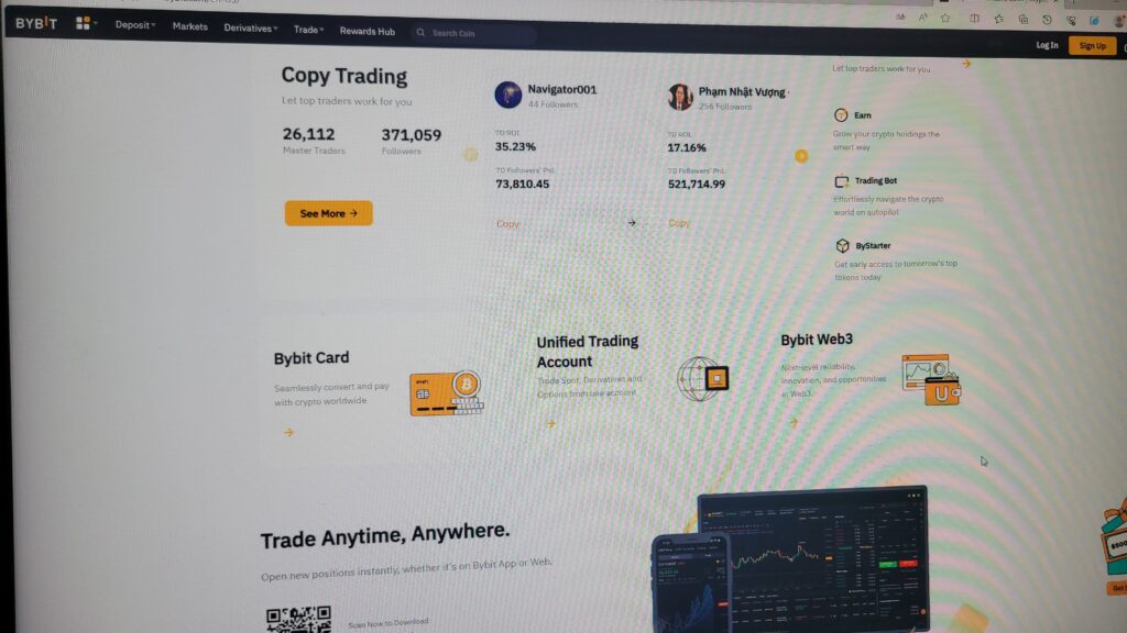 바이비트 거래소 순위 2위