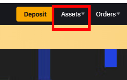 바이비트 메뉴 클릭