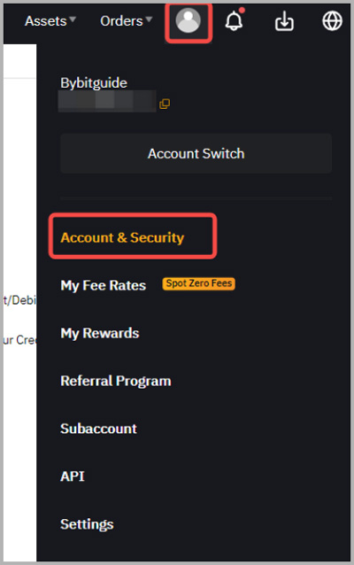 Account Secruity