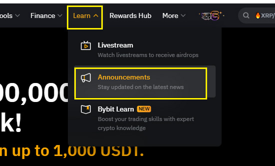 바이비트 상장폐지 보기