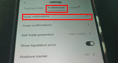 okx 알람 설정은 Trade notifications