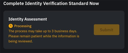 바이비트 kyc 인증 지연 Processing 상태