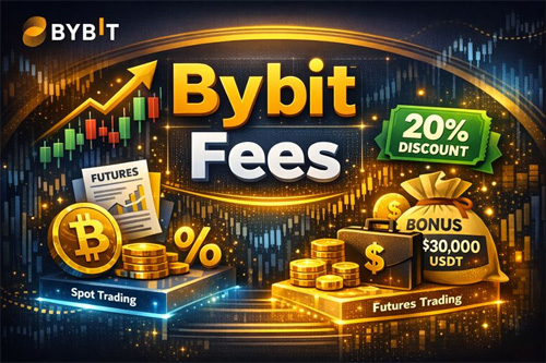 Bybit trading interface showing futures and spot markets used to explain Bybit fees and trading costs